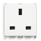 VIMAR - PRESA 2P+T 13A INGLESE BIANCO 14219