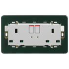 VIMAR - Prese Inglese Interruttore Sicury Supporto Placca Moduli Silver Scatole Rettangolari.