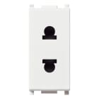 VIMAR - Presa Sicury 2P 16A Bianco Standard Euroamericano Polarizzato Ø4,8Mm 14234
