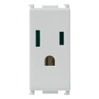 VIMAR - Presa Sicury 2P+T 15A Silver per Standard Americano e Arabia Saudita