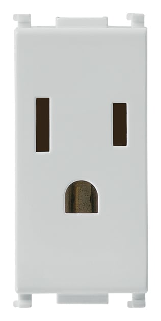 VIMAR - Presa 2P+T 15A Silver Standard Americano e Arabia Saudita 127V~ 14245.SL