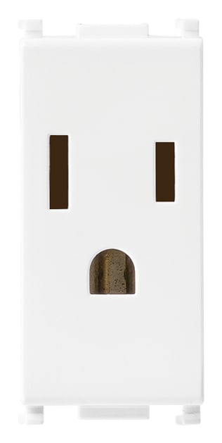 VIMAR - PRESA 2P+T 15A USA+SASO BIANCO 14245