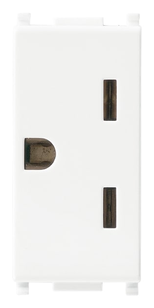 VIMAR - PRESA 2P+T 15A AMERICANO BIANCO