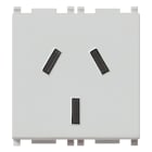 VIMAR - Presa Sicury 2P+T 20A Argentino Silver - Standard 250 V~ 2 Moduli 14253.SL