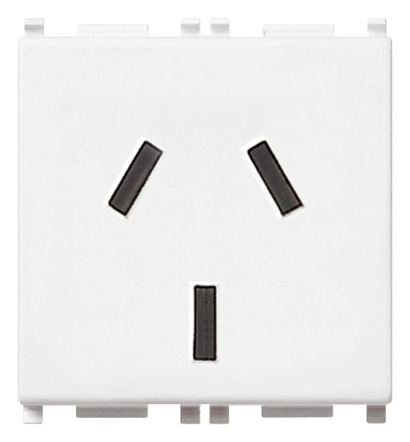 VIMAR - PRESA SICURY 2P+T 20A ARGENTINO BIANCO 14253