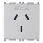 VIMAR - Presa Sicury 2P+T 10A Australia Silver - Standard Australiano 250 V~ 2 Moduli