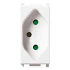 VIMAR - PRESA SICURY 2P+T 10A BRASILIANO BIANCO