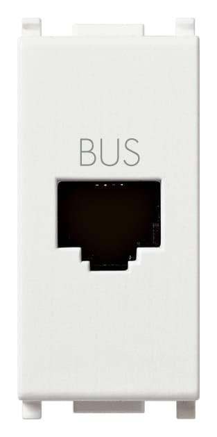 VIMAR - Presa RJ11 Speciale per Bus Bianco - Morsetti a Vite 14329