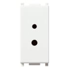 VIMAR - Presa Polarizzata 2P 6A 24V Bianco per Spine 01616 e 01617 Ø 3mm e 4mm Interasse 12,4mm
