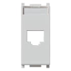VIMAR - Adattatore RJ45 Amp Avaya Silver - Connettori Amp/Tyco, Lucent Technologies/Systimax (Jack Linea 110, Toolless MTRJ, MGS Series)