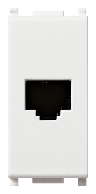 VIMAR - Presa RJ45 8/8 Antibatterico Morsetti Vite Bianco Chiamata Call-Way 02089 AB 14342.AB