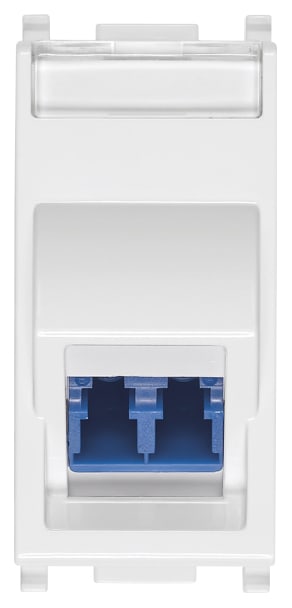 VIMAR - Presa Fibra Ottica Monomodale Lc Bianco Adattatore Duplex