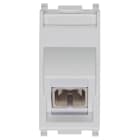 VIMAR - Presa Ottica Multimodale 50/125 µm con Adattatore Sc Simplex Silver per Cavo in Fibra