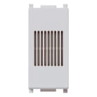 VIMAR - Suoneria/Ronzatore 12V 50-60Hz Silver - Funzione Settabile Staccando E Ruotando Il Coperchio Di 180°, Alimentazione 12 V~ (Selv) 50-60 Hz