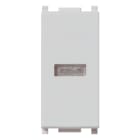 VIMAR - Spia Diffusore Bianco Silver per Segnalazione, Fornita Senza Unità 14386.B.SL