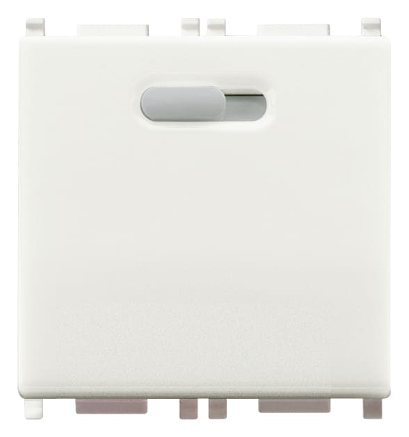 VIMAR - Lampada Segnapasso Led 230V Silver Alta Efficienza Luce Regolabile Su Tre Livelli 2 Moduli 14389.SL