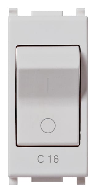 VIMAR - Interruttore Automatico Magnetotermico 1P C16 120-230V Silver - P.I. 1500A