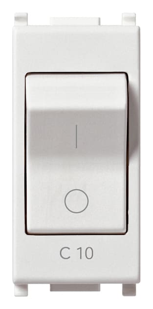 VIMAR - INTERRUTTORE MT 1P+N C10 120-230V BIANCO