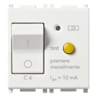 VIMAR - Interruttore Automatico Magnetotermico Differenziale 1P+N C6 10Ma Bianco - 2 Moduli 14411.06