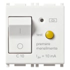 VIMAR - Interruttore Automatico Magnetotermico Differenziale 1P+N C10 10Ma Bianco - 2 Moduli 14411.10