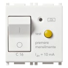 VIMAR - Interruttore Automatico Magnetotermico Differenziale 1P+N C16 10Ma Bianco - 2 Moduli