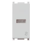 VIMAR - Scudo Limitatore Sovratensione 250 V~ con Protezione e Segnalazione d'Intervento Silver 14418.SL