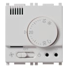 VIMAR - Termostato elettronico 230V silver per controllo temperatura ambiente, commutatore estate/inverno, classe I, attivazione a distanza, relè 6(2) 230V~