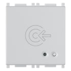 VIMAR - Fuoriporta RFID IoT Silver, lettore smart card, app View Wireless, Bluetooth 5.0, sistema mesh, 1 uscita relè, LED regolabile, 100-240 V.