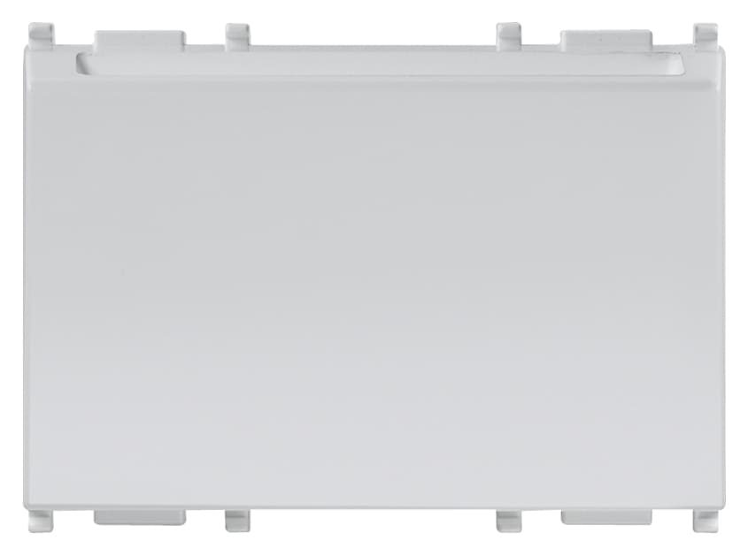 VIMAR - Interruttore Elettronico Verticale Silver con Tasca, Uscita Relè 16A 250V, Alimentazione 230V 50-60Hz, 24V 50-60Hz e 24Vdc, 3 Moduli 14465.SL