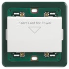 VIMAR - Interruttore elettronico a badge bianco, tasca verticale, uscita a relè 16 A 230 V, supporto per scatole BS, senza carta ISO. 14466