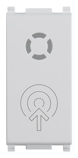 VIMAR - Adattatore Inseritore By-Alarm Plus 1M Silver - Soluzione Pratica per By-Alarm Plus