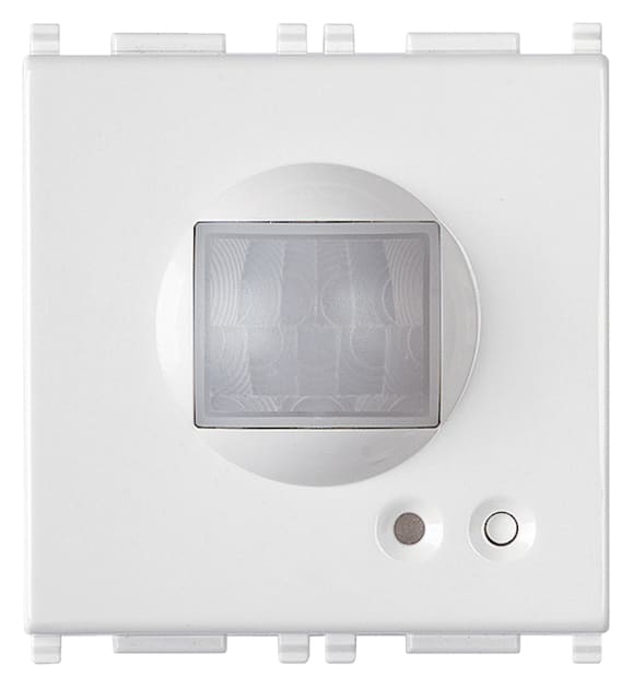VIMAR - Rivelatore di Movimento Bianco a 2 Moduli con Tecnologia IR Domotica e Infrarossi Passivi