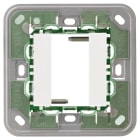 VIMAR - Supporto 1 Modulo Bianco con Viti per Scatole Quadrate. 14606