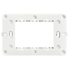 VIMAR - Supporto 3 Moduli Grigio con Viti per Scatole