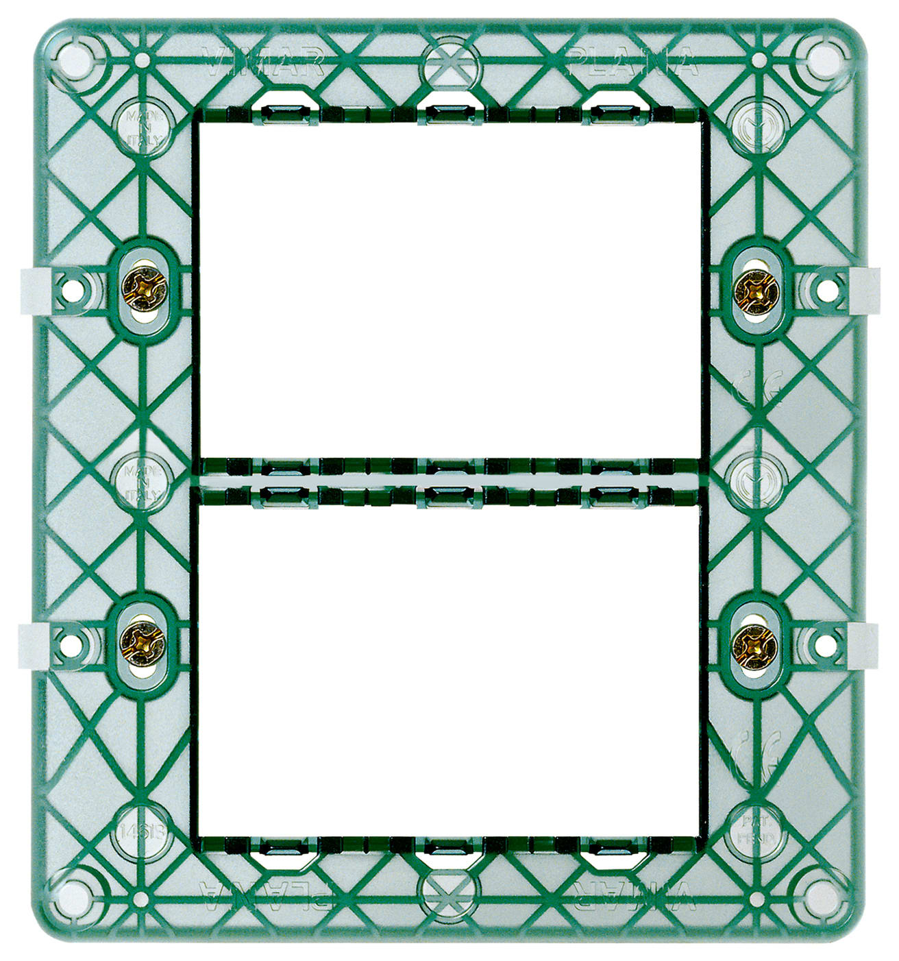 VIMAR - Supporto 6 Moduli con Viti per Scatole Da Incasso