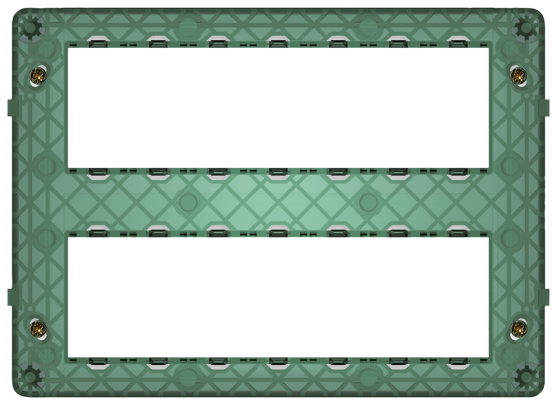 VIMAR - Supporto 14 Moduli con Viti per Scatole da Incasso e Parete V71320, V71620, V71720, 09920 14620