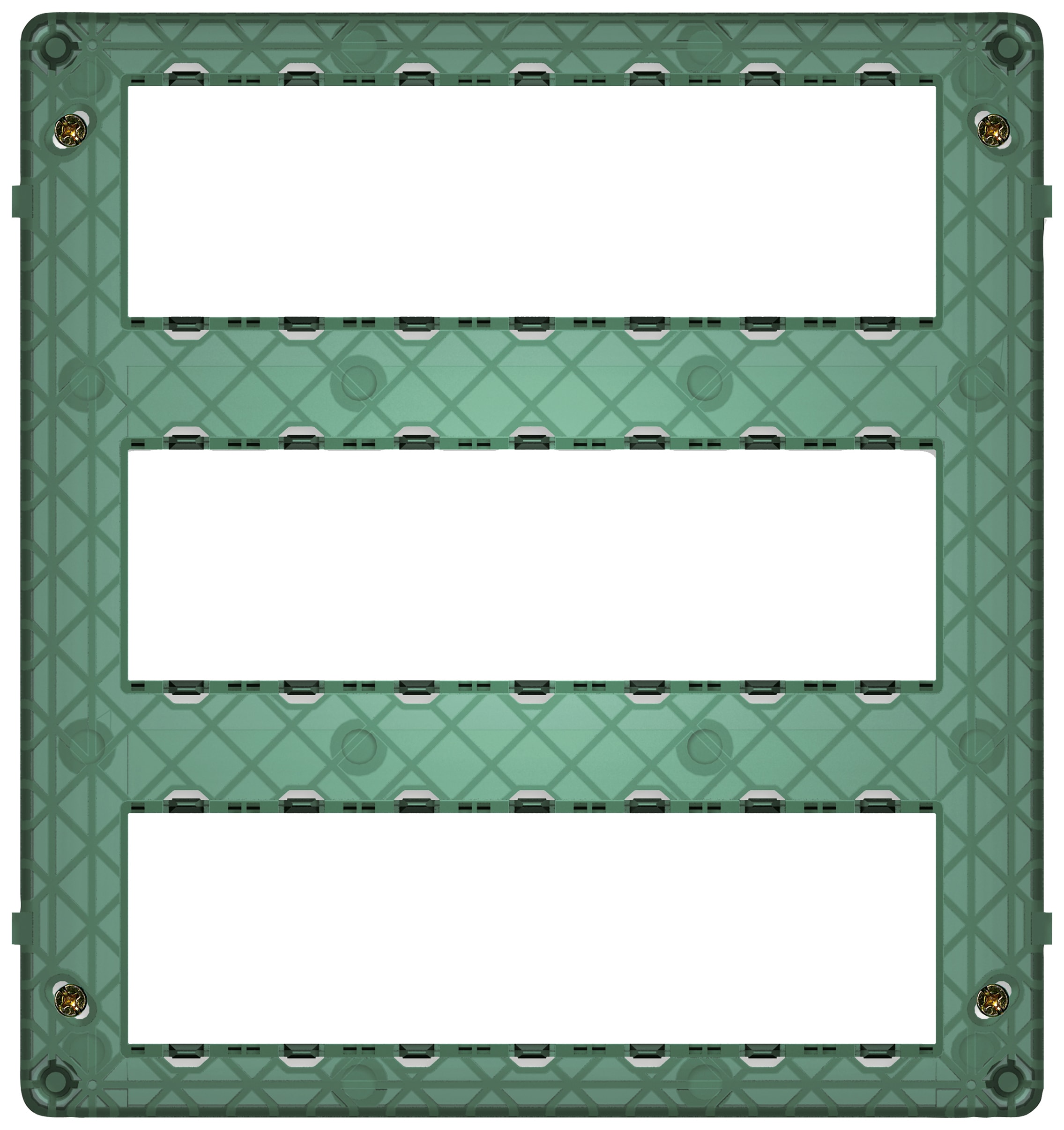 VIMAR - Supporto 21 Moduli con Viti per Scatola Da Incasso V71321 o Parete 09921