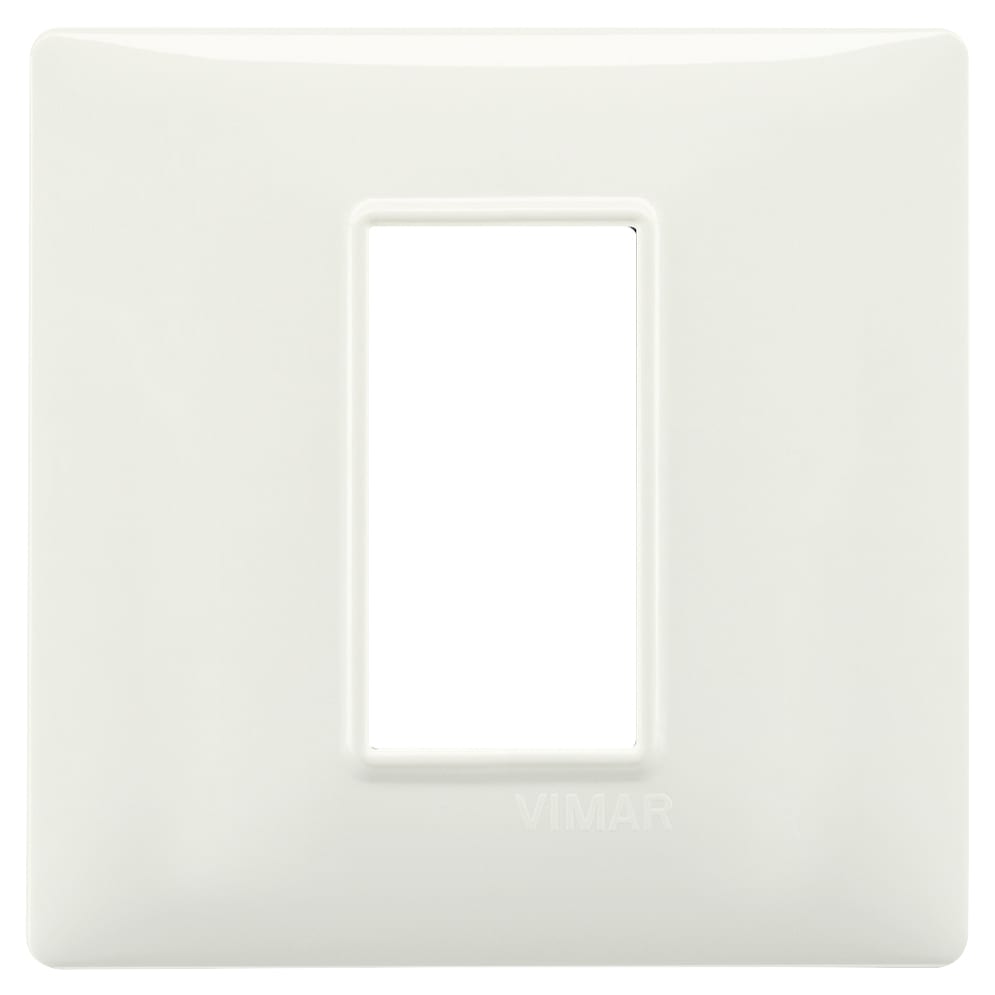 VIMAR - Placca 1 Modulo Avorio Tecnopolimero 14641.02