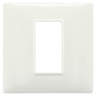 VIMAR - Placca 1 Modulo Avorio Tecnopolimero