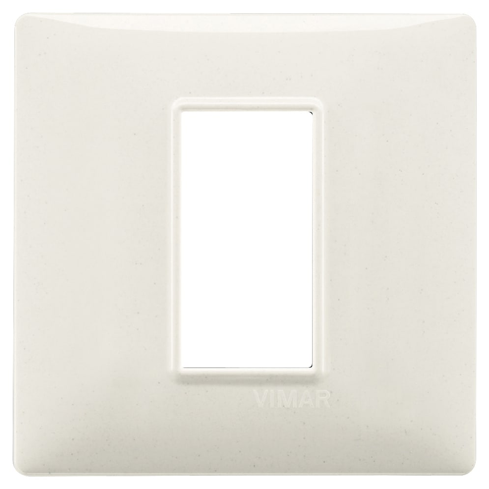 VIMAR - PLACCA 1M BIANCO GRANITO 14641.06