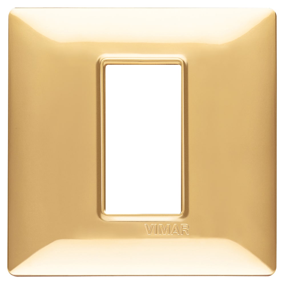 VIMAR - PLACCA 1M ORO LUCIDO
