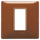 VIMAR - PLACCA 1M REFLEX TABACCO 14641.49