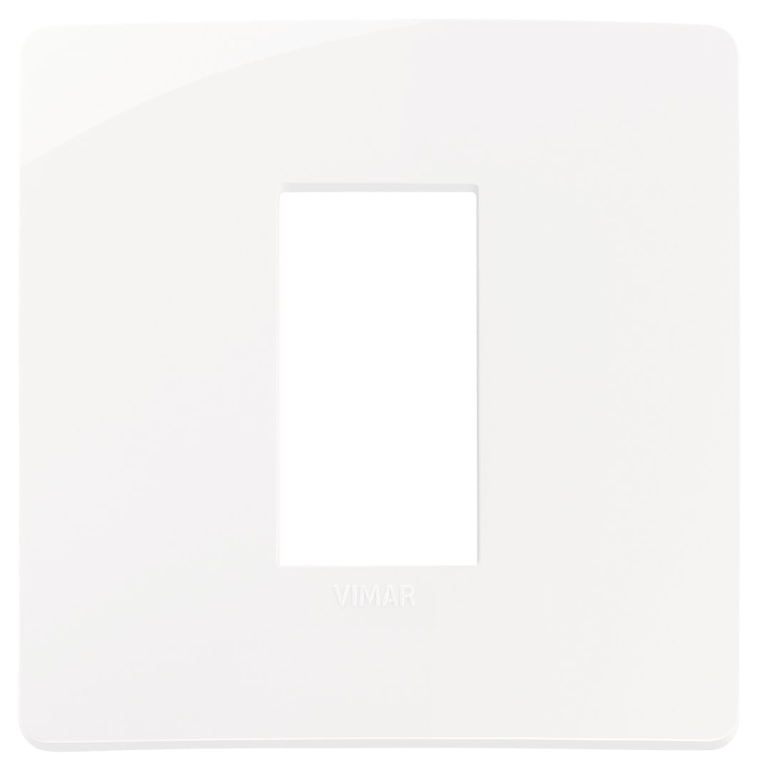 VIMAR - PLACCA PLANA UP 1M BIANCO