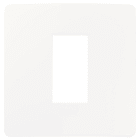 VIMAR - PLACCA PLANA UP 1M BIANCO MATT 14641U.11