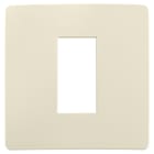 VIMAR - PLACCA PLANA UP 1M AVORIO MATT