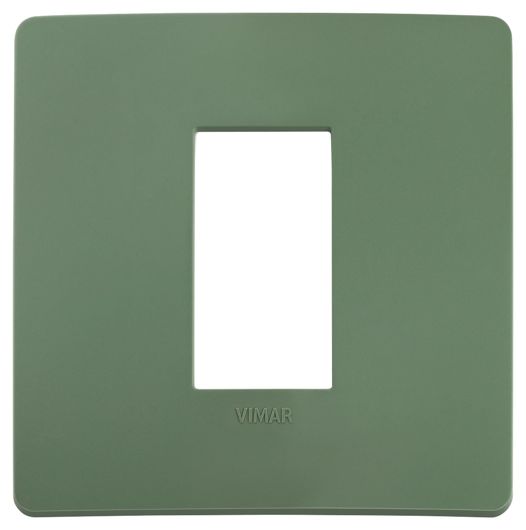 VIMAR - PLACCA PLANA UP 1M SALVIA MATT 14641U.17