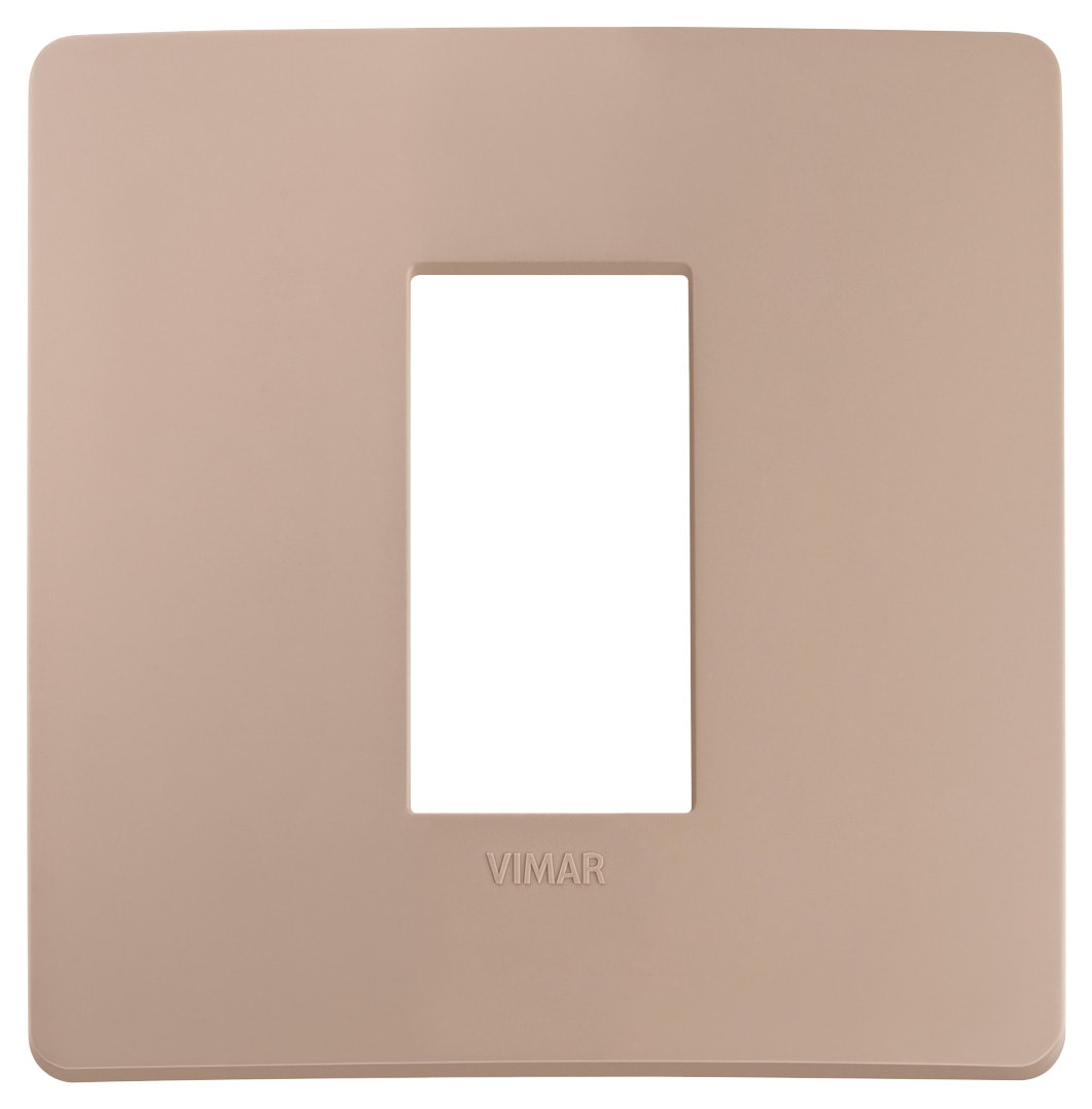VIMAR - PLACCA PLANA UP 1M TERRACOTTA MATT