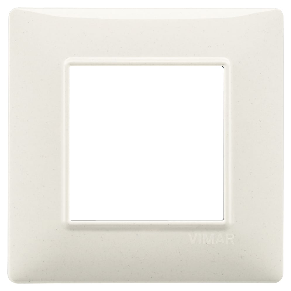 VIMAR - PLACCA 2M BIANCO GRANITO 14642.06