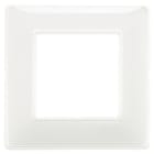 VIMAR - Placca 2 Moduli Tecnopolimero Reflex Neve 14642.41