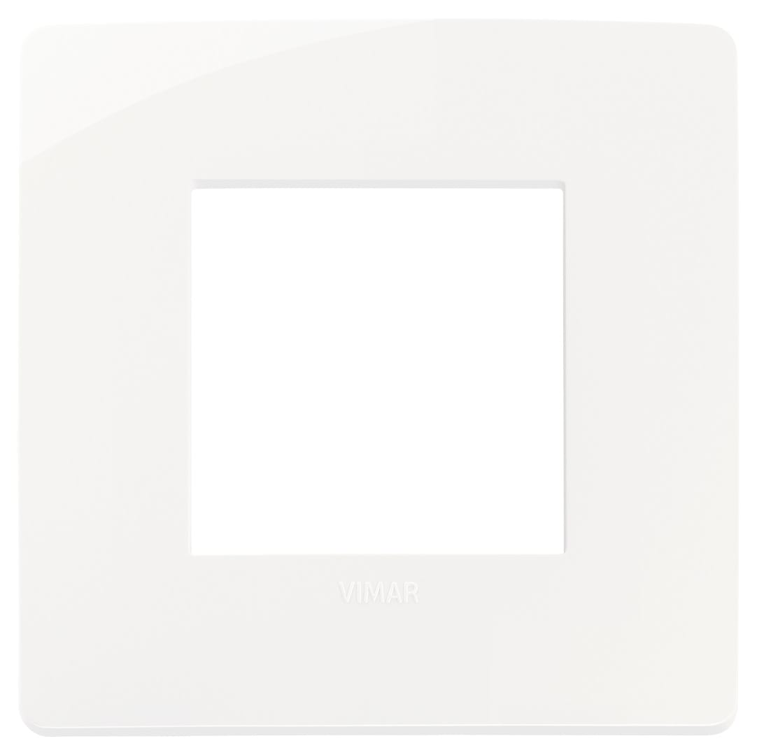 VIMAR - PLACCA PLANA UP 2M BIANCO